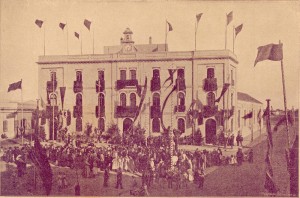 Inauguración de las Escuelas de Carmen Benítez, 1896