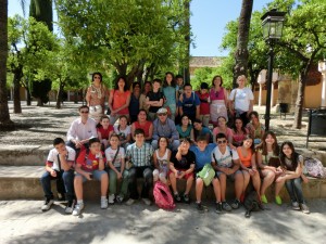 grupo en mezquita